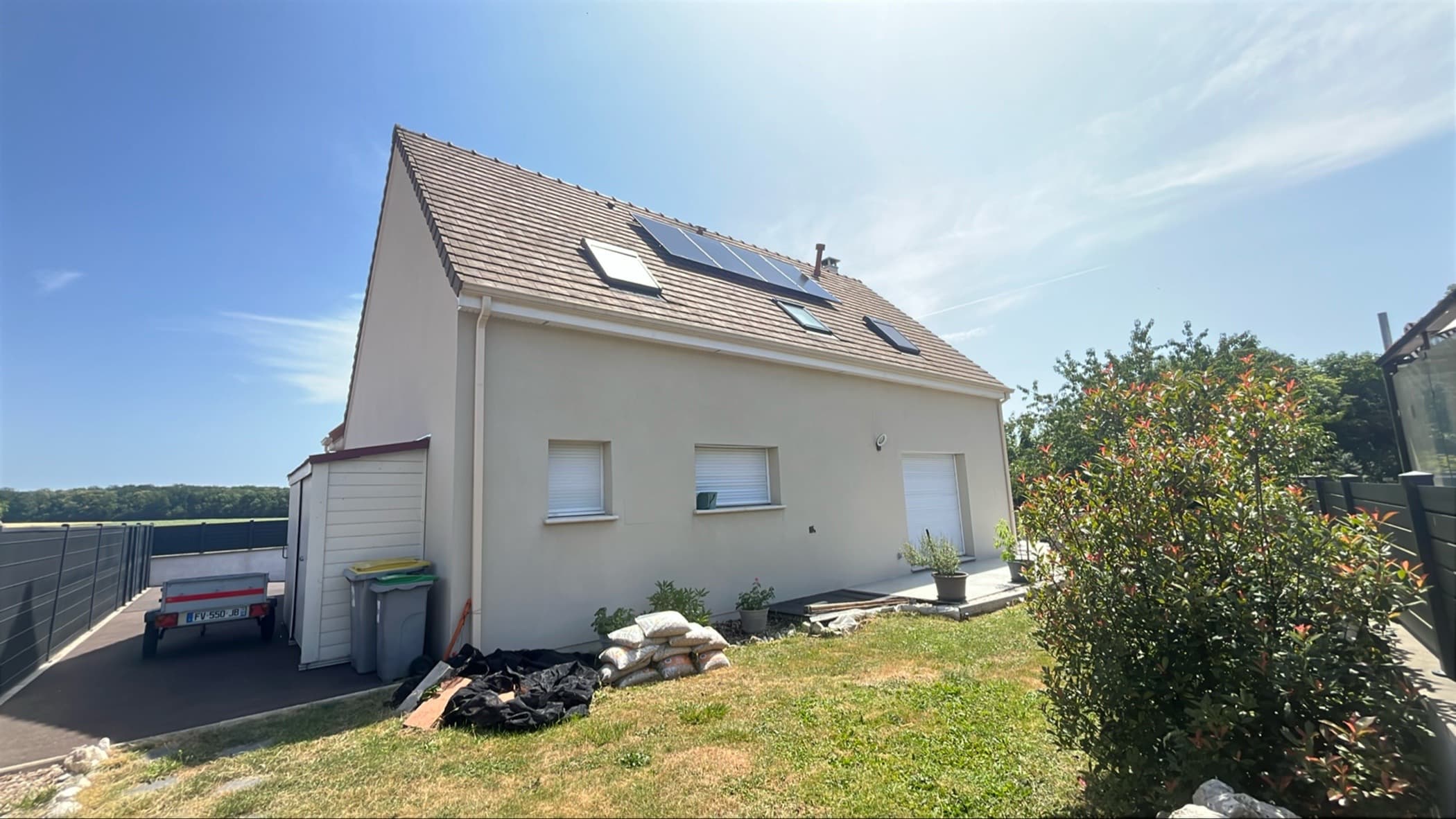 Installation photovoltaïque de 4 kWc à Épône (78)