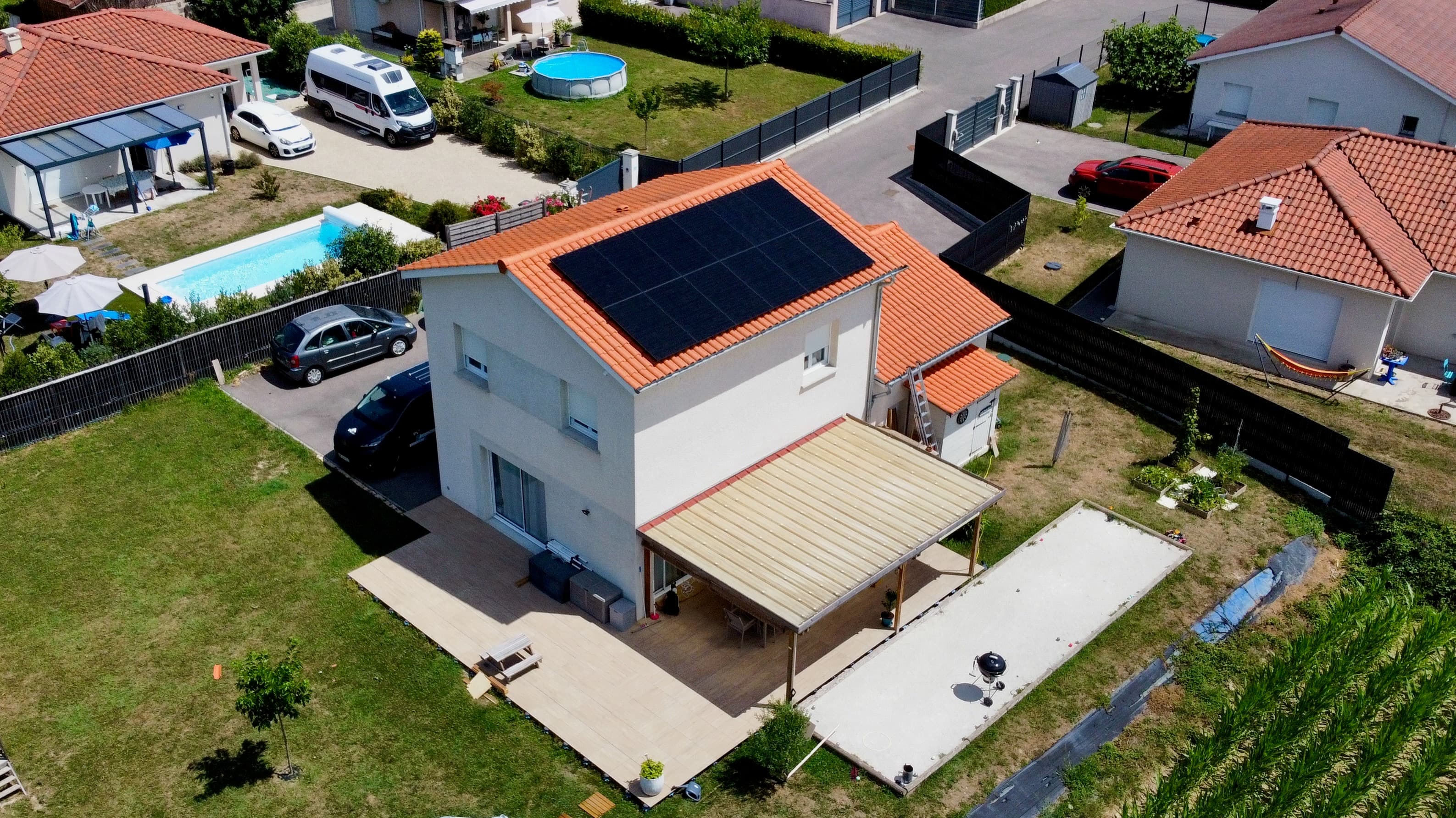 Installation photovoltaïque de 5.1 kWc à La Buisse (38)