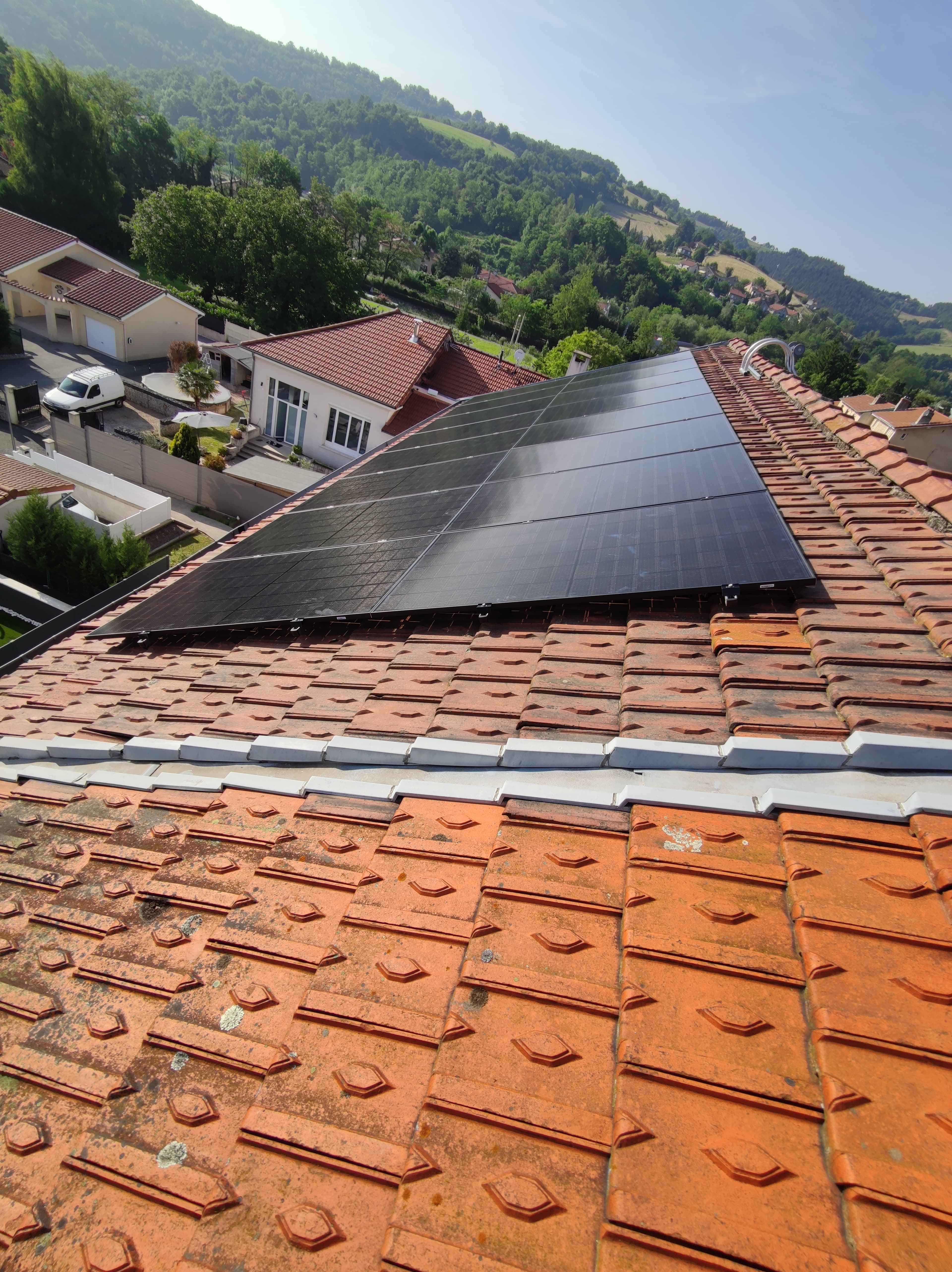 Installation photovoltaïque de 8.0 kWc à Le Chambon-Feugerolles