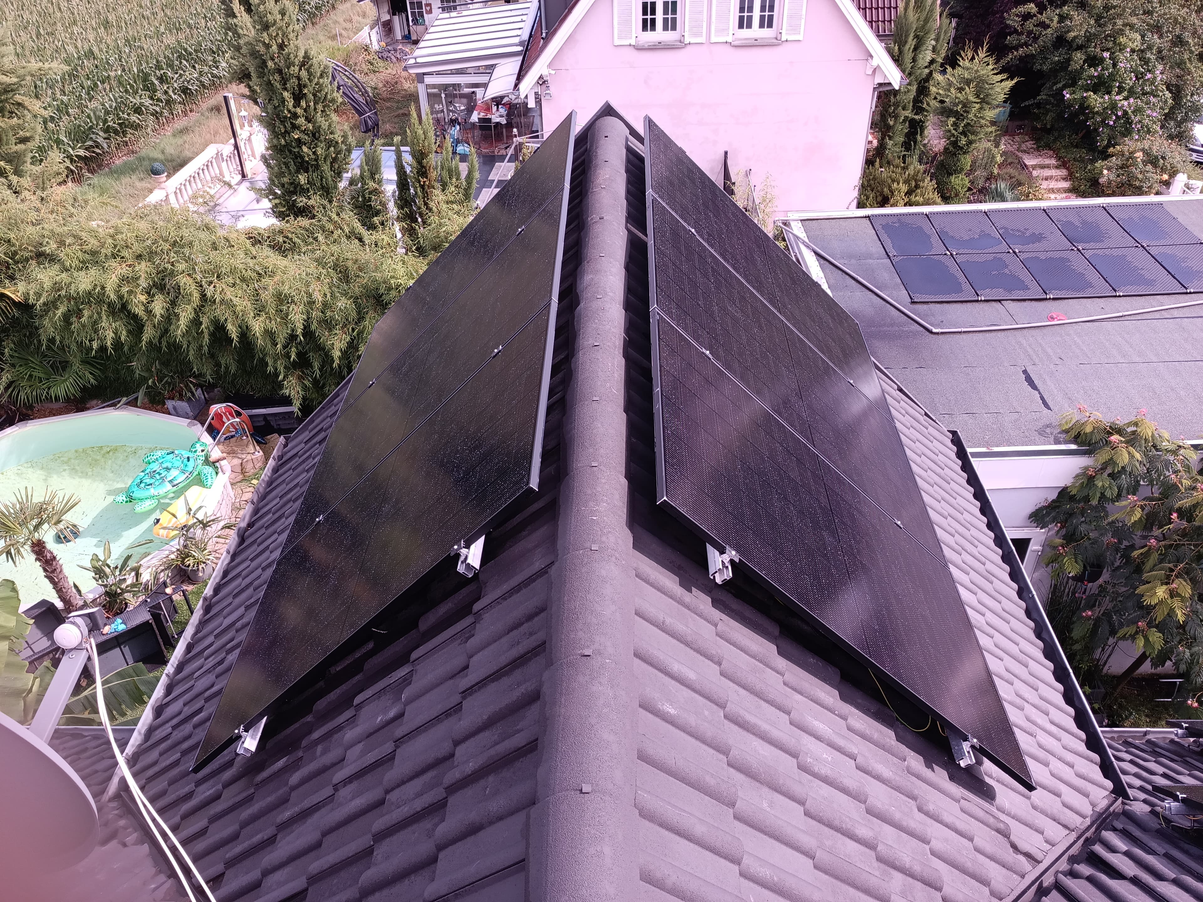 Installation photovoltaïque de 16 kWc à Algolsheim (68)