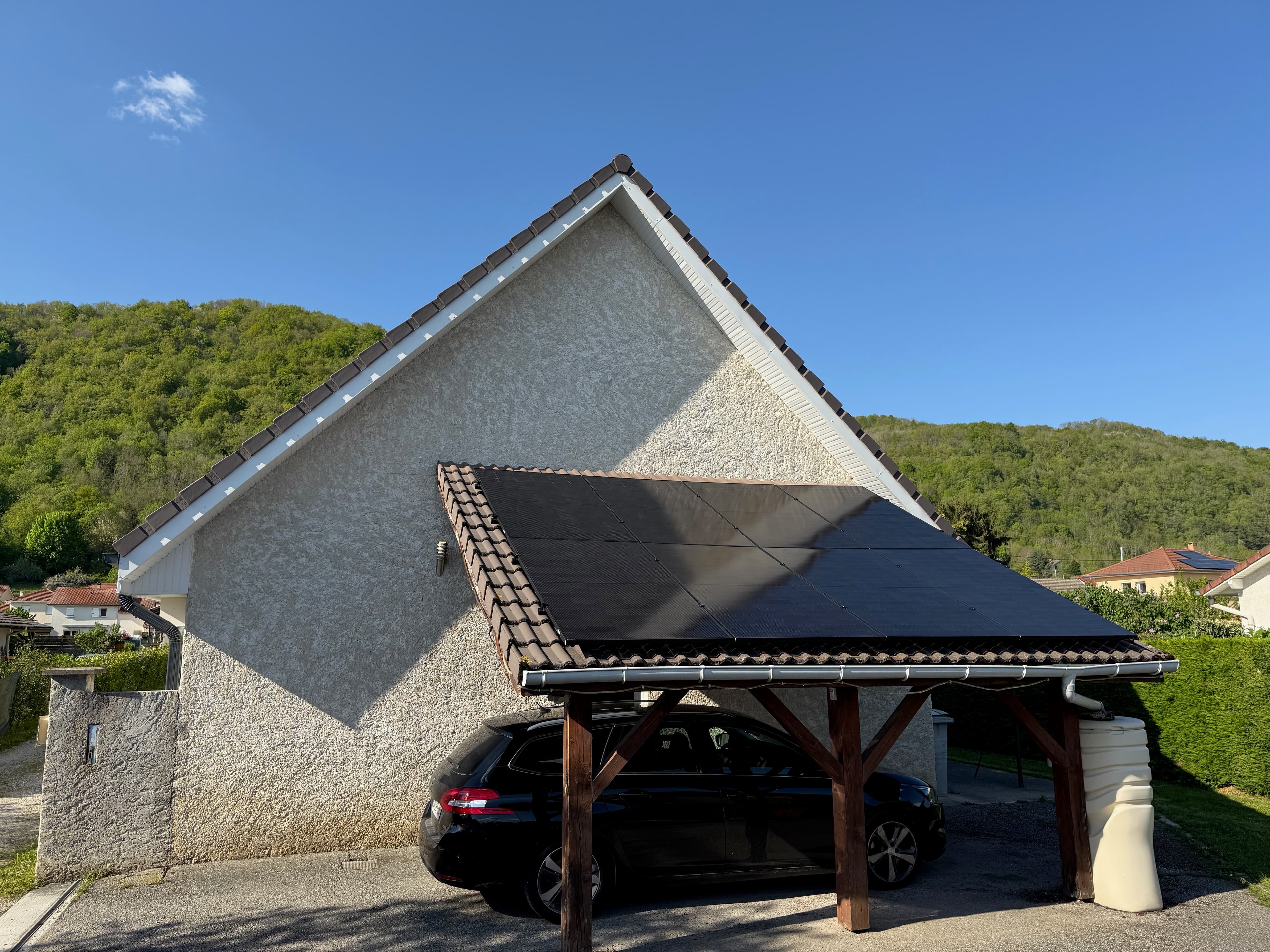 Installation photovoltaïque de 4 kWc à Apprieu (38)