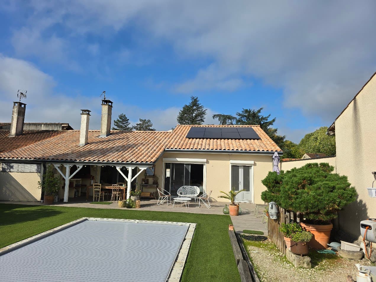 Installation photovoltaïque de 3 kWc à Nesmy (85)