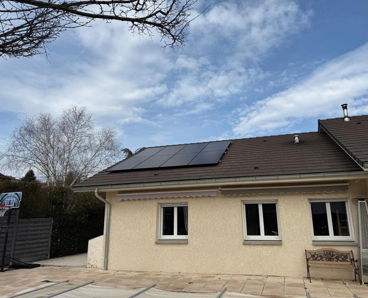 Installation photovoltaïque de 4.0 kWc à Entrelacs