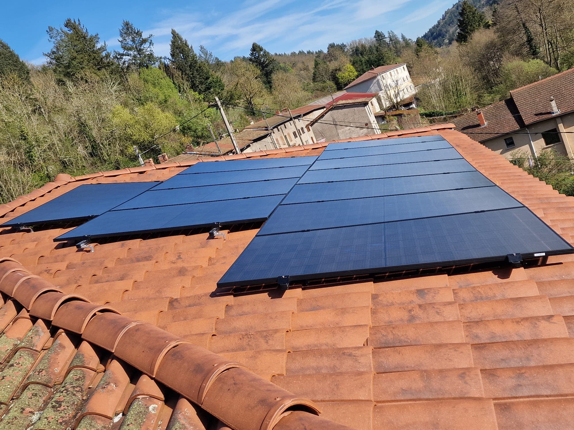 Installation photovoltaïque de 9.0 kWc à Vêtre-sur-Anzon